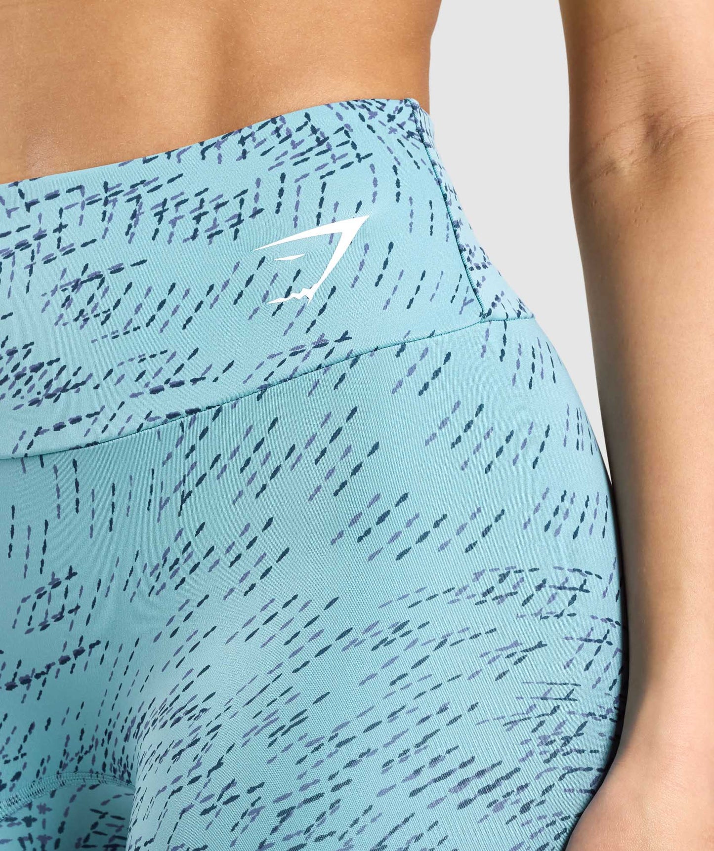 Gymshark Training Leggings - Teal Print