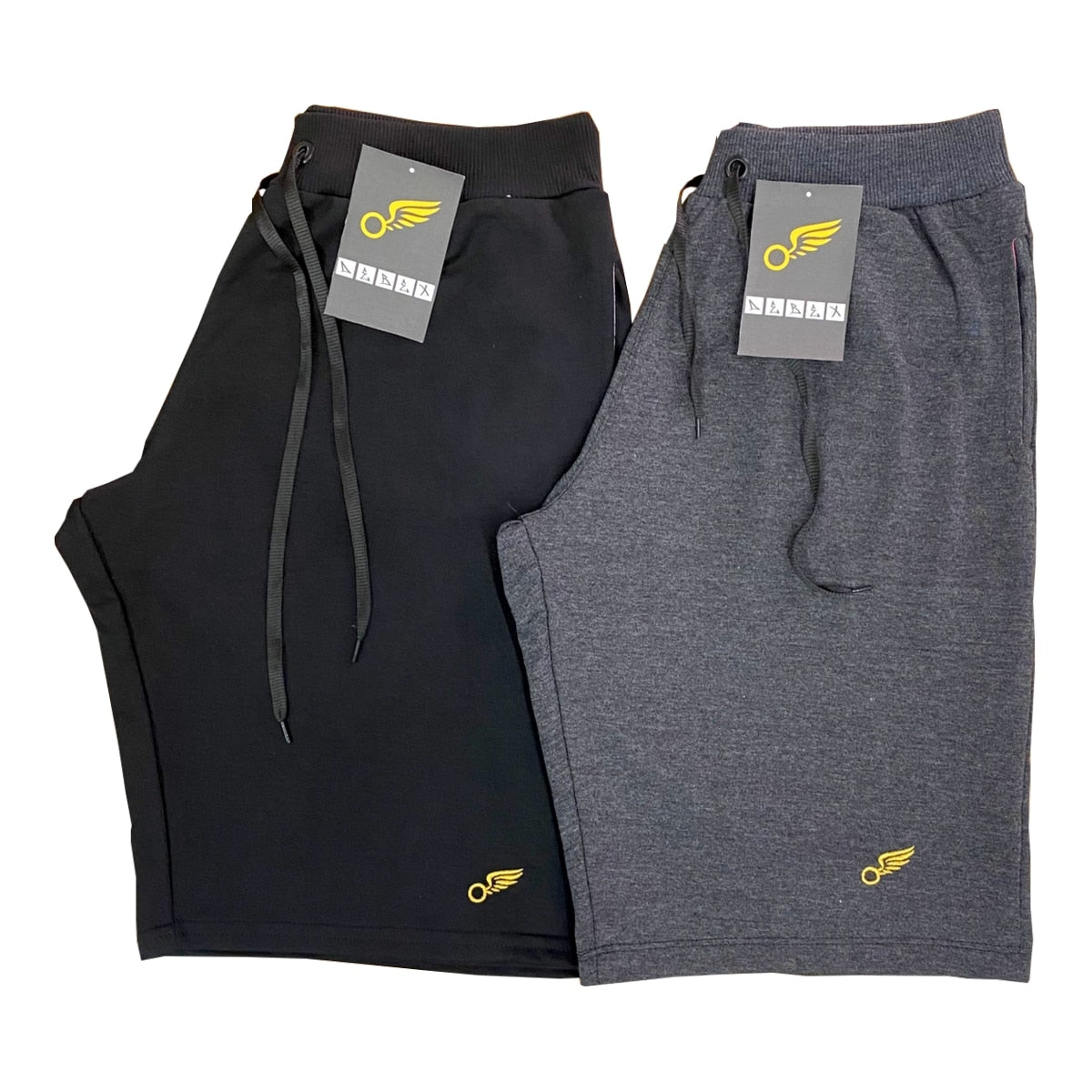 Kit 2 Shorts Sweatshirt Top Top Cheap Gym Male Workout 3 Pockets with Elastico and Corded Beach Surf Adult Wholesale