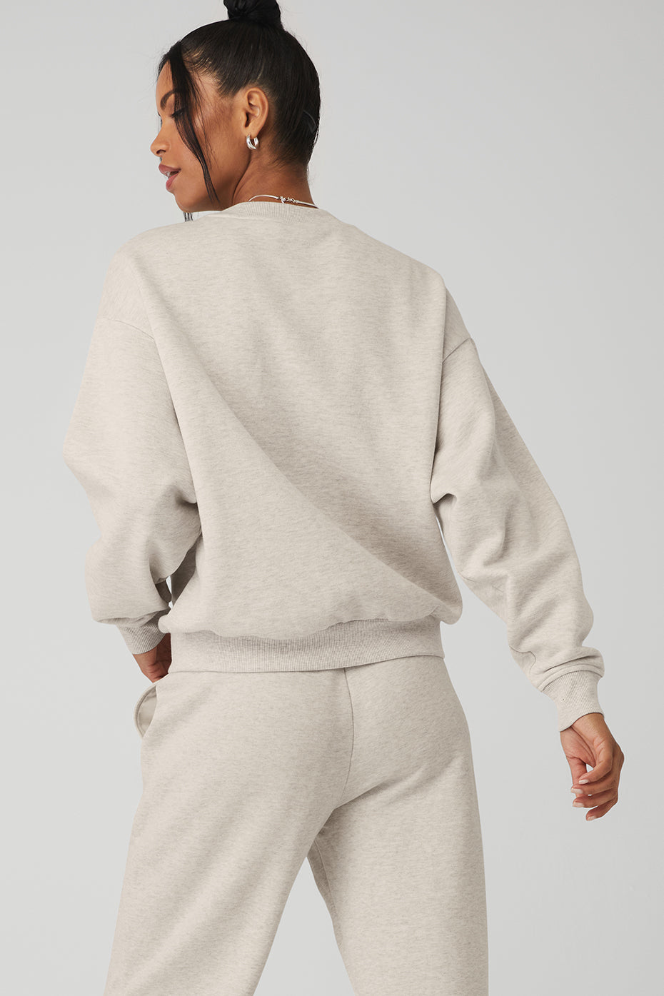 Accolade Crew Neck Pullover - Oatmeal Heather