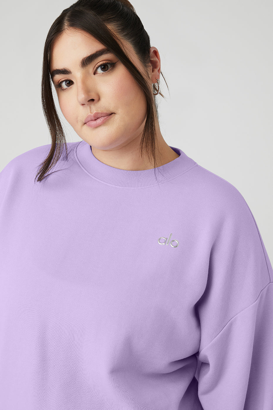 Accolade Crew Neck Pullover - Violet Skies
