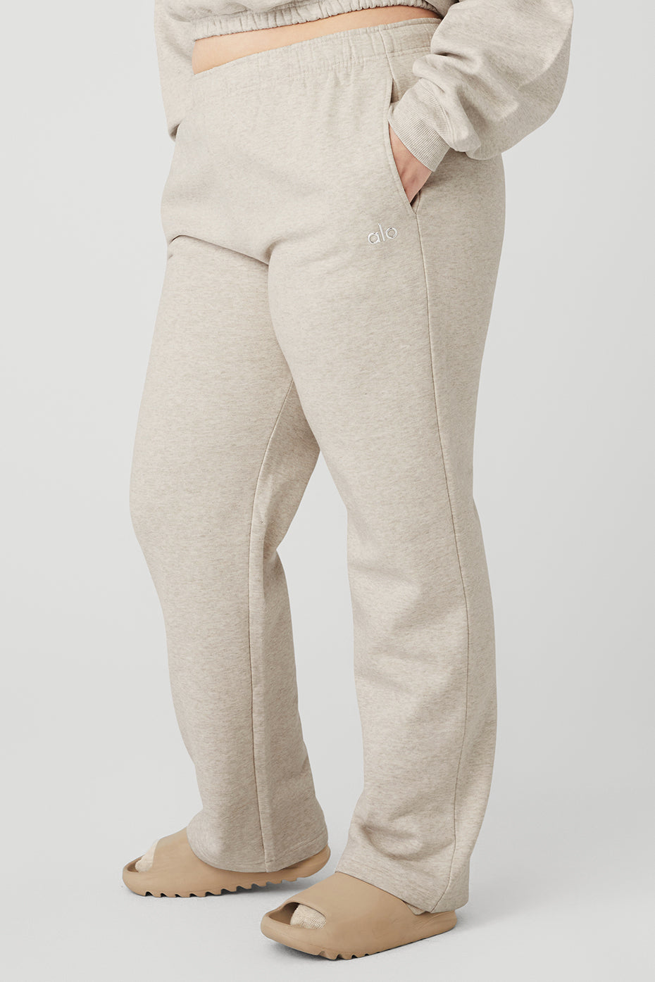 Accolade Straight Leg Sweatpant - Oatmeal Heather