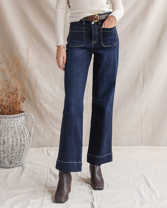 Sloane Jeans in dunkler Waschung