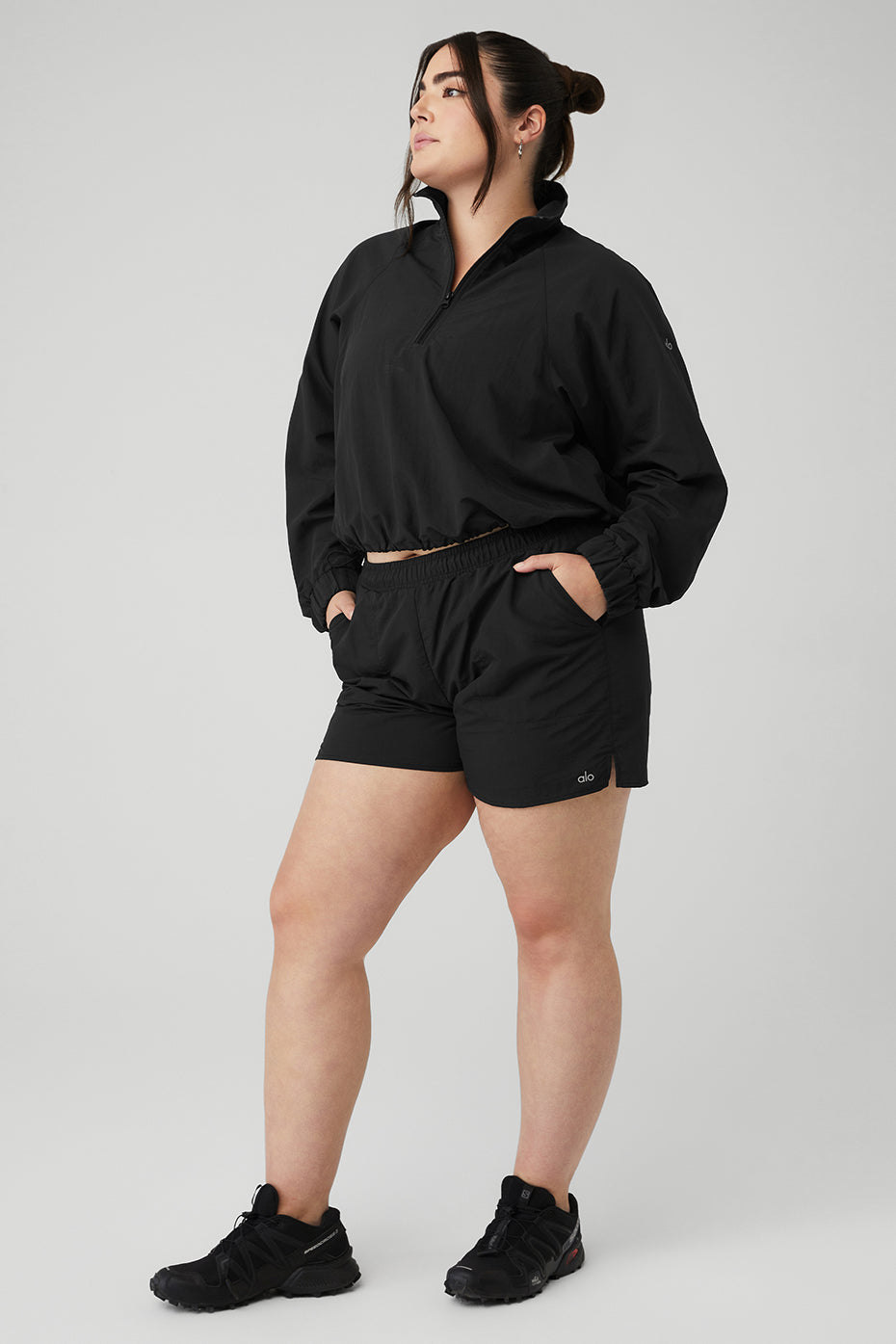 Cropped 1/4 Zip Alumni Pullover & Alumni Short Set