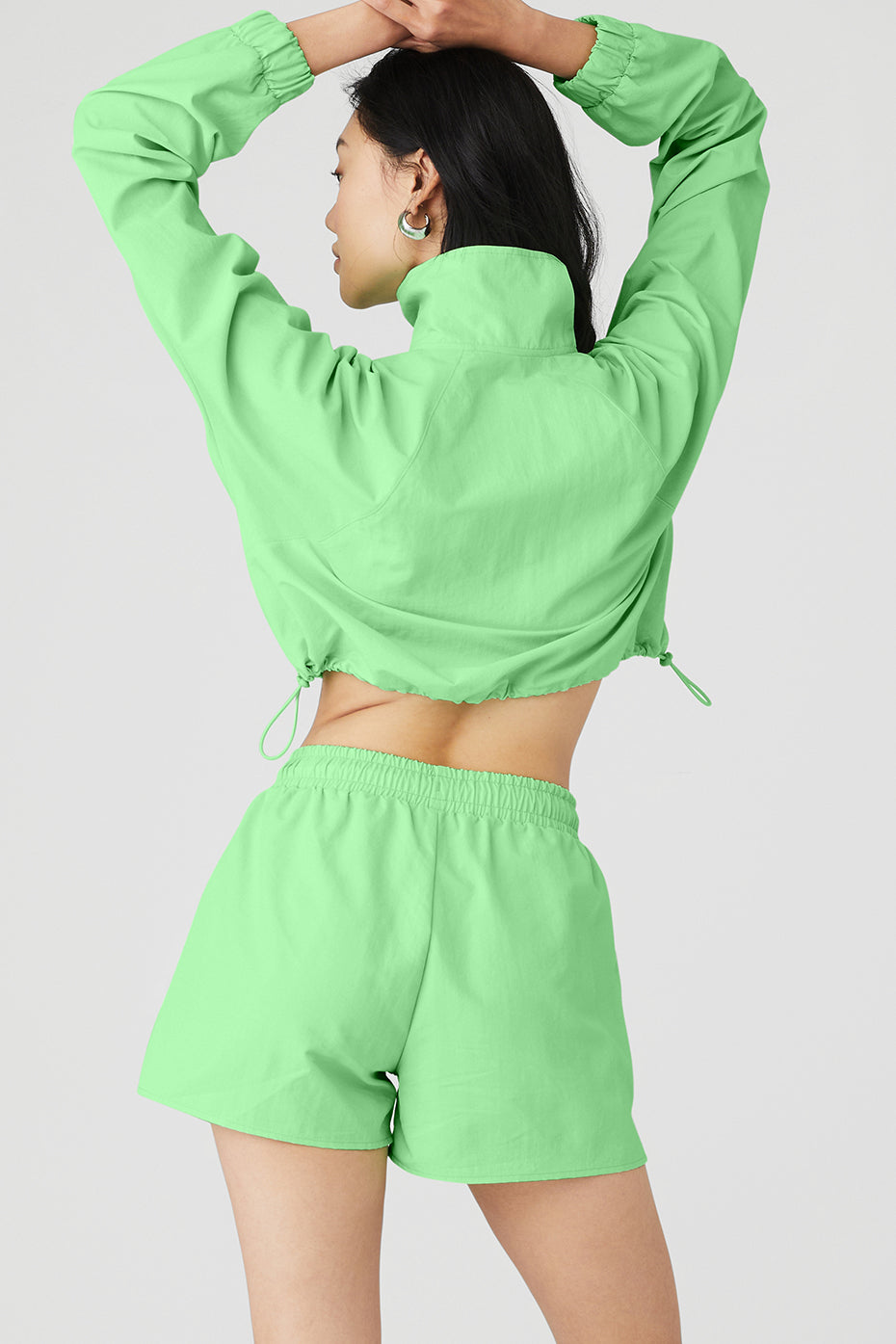 Cropped 1/4 Zip Alumni Pullover - Ultramint