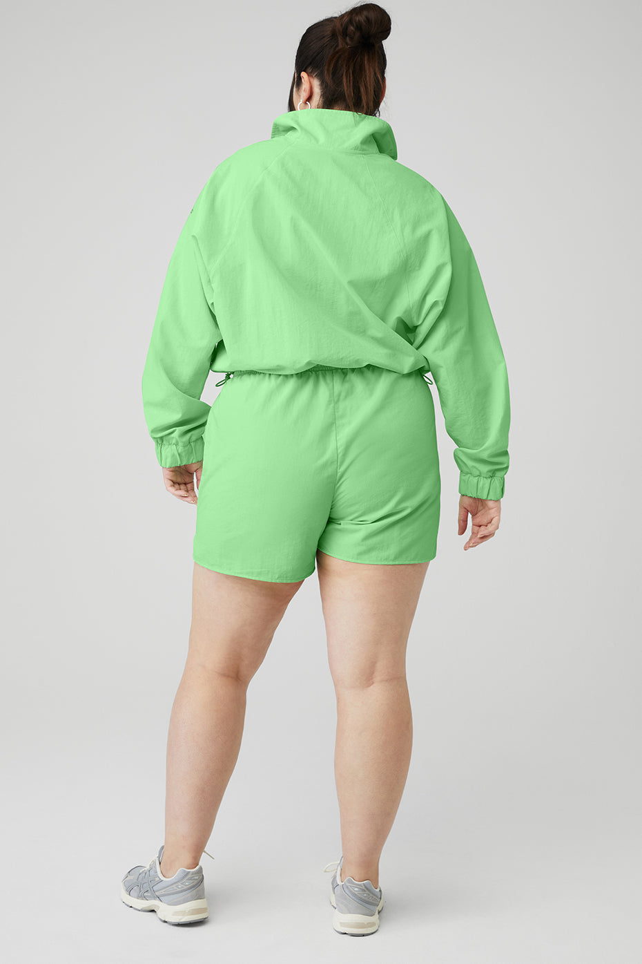 Cropped 1/4 Zip Alumni Pullover & Alumni Short Set - Ultramint