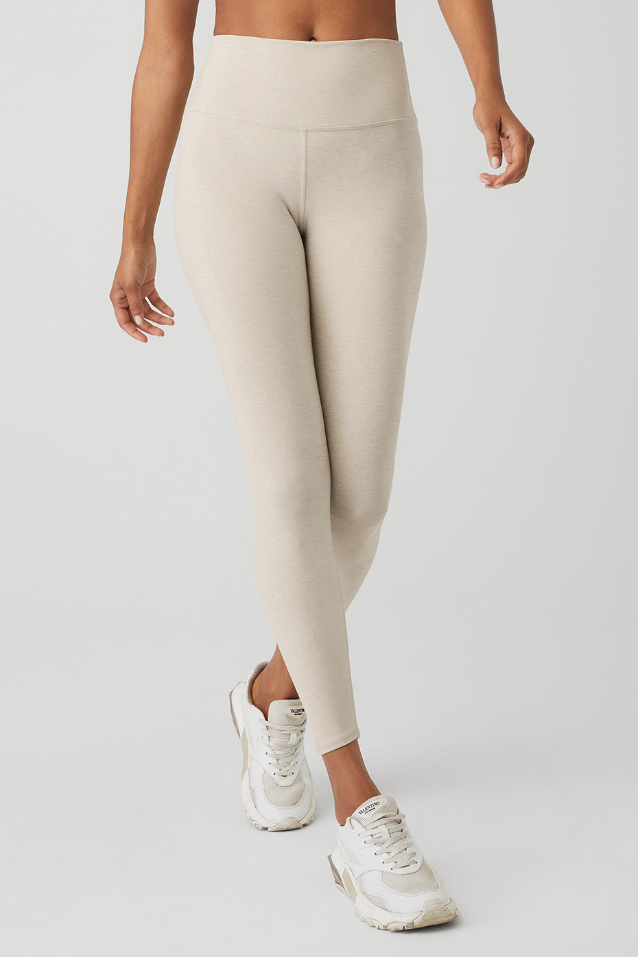 7/8 High-Waist Airbrush Legging - Oatmeal Heather