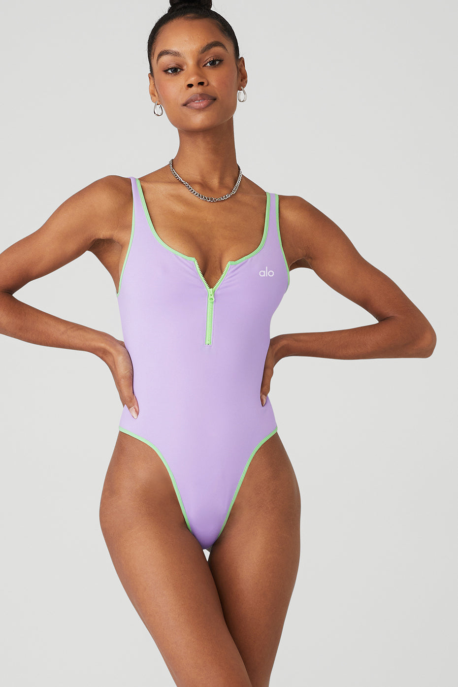 Supernova Bodysuit - Violet Skies/Ultramint
