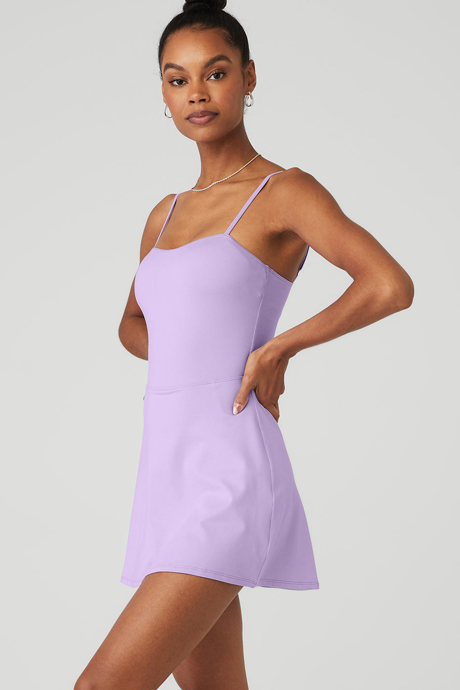 Alosoft Courtside Tennis Dress - Violet Skies