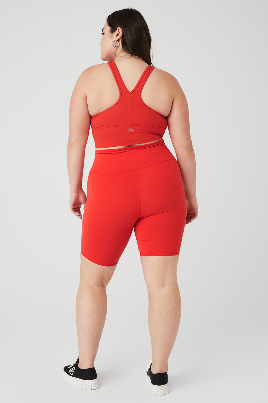 Wild Thing Bra & 7" High-Waist Biker Short Set - Red Hot Summer