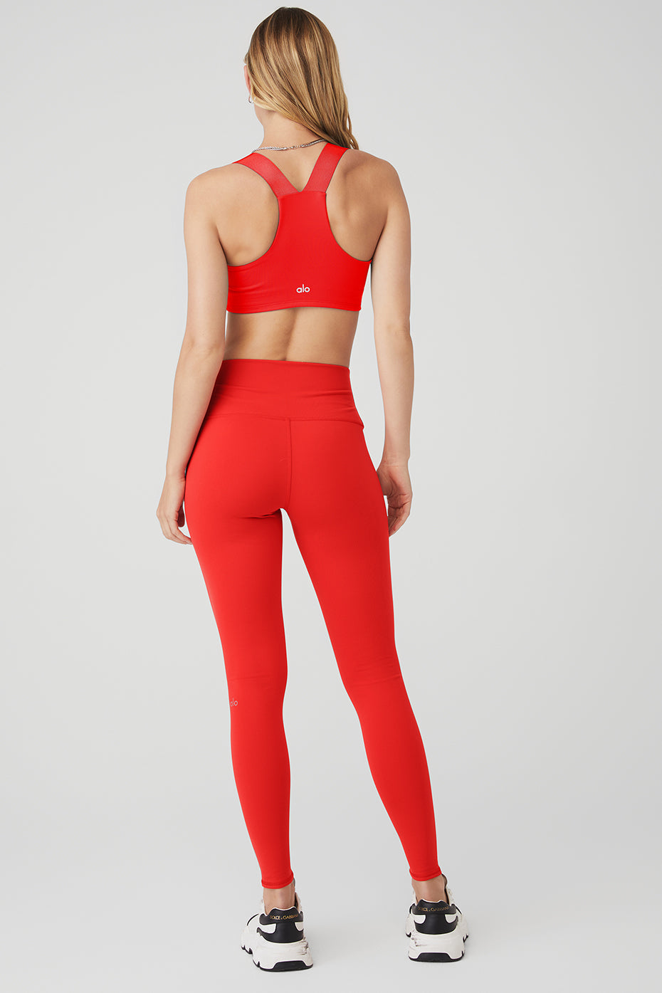 Airbrush Rev It Up Bra & High-Waist Airbrush Legging Set - Red Hot Summer