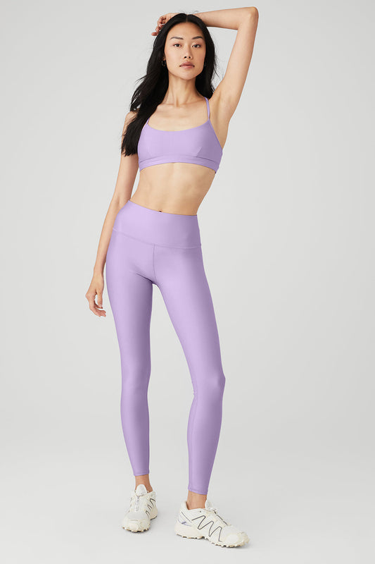 Intrigue Bra & High-Waist Airlift Legging Set - Violet Skies