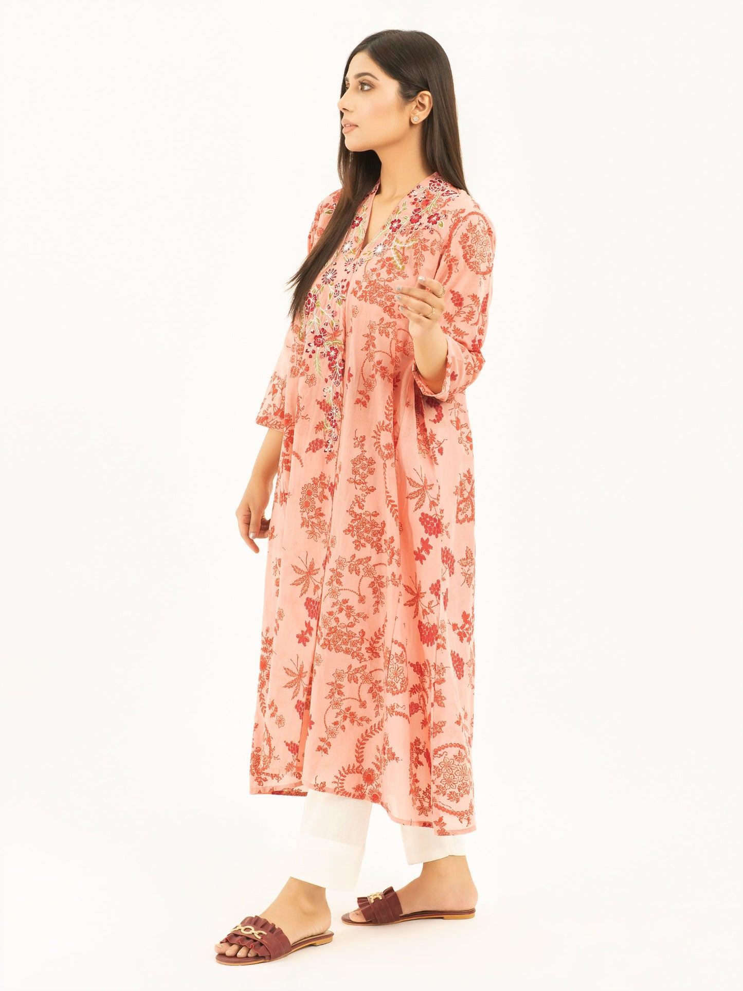 Embroidered Lawn Shirt