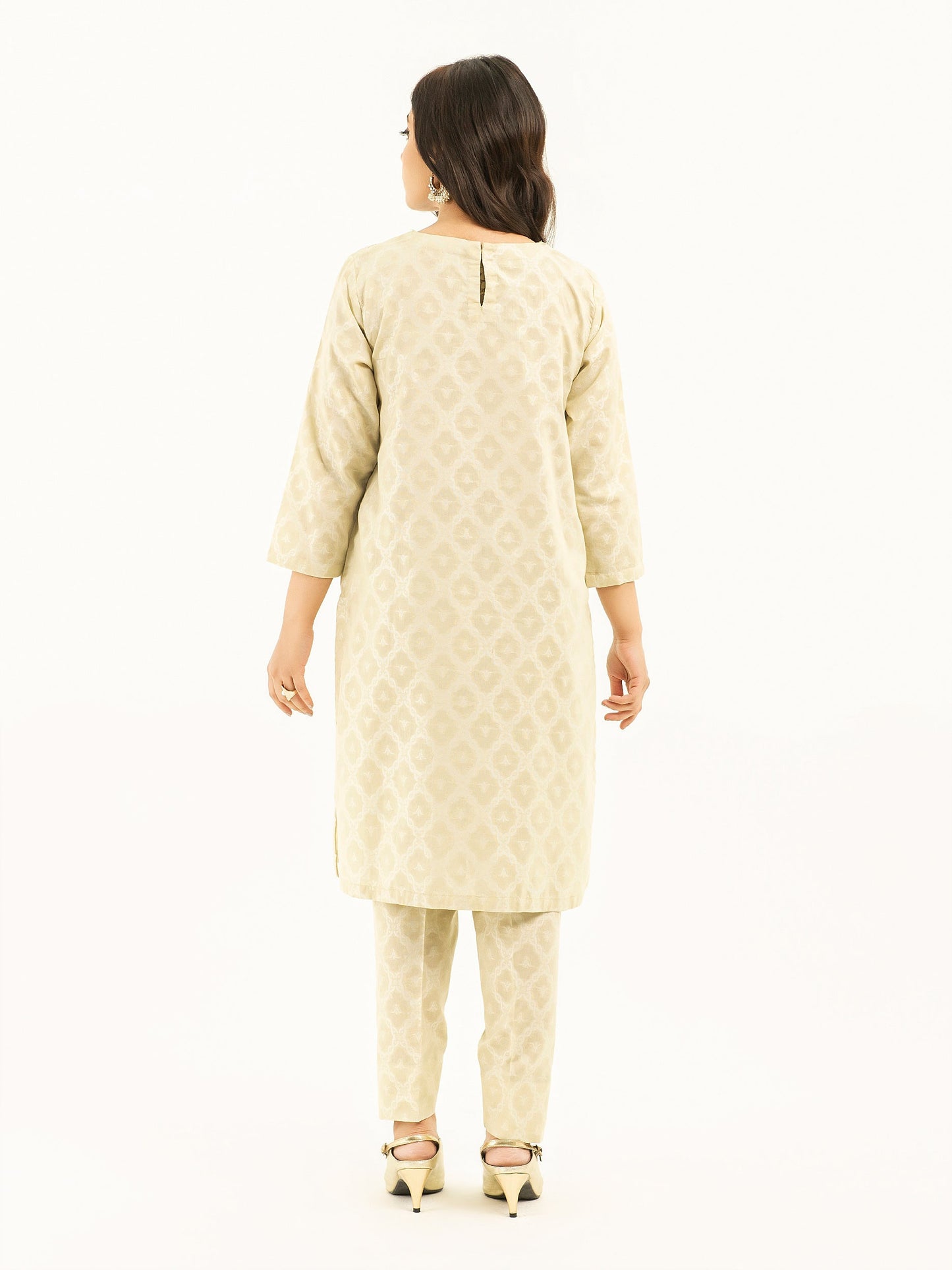 Embroidered Jacquard Suit