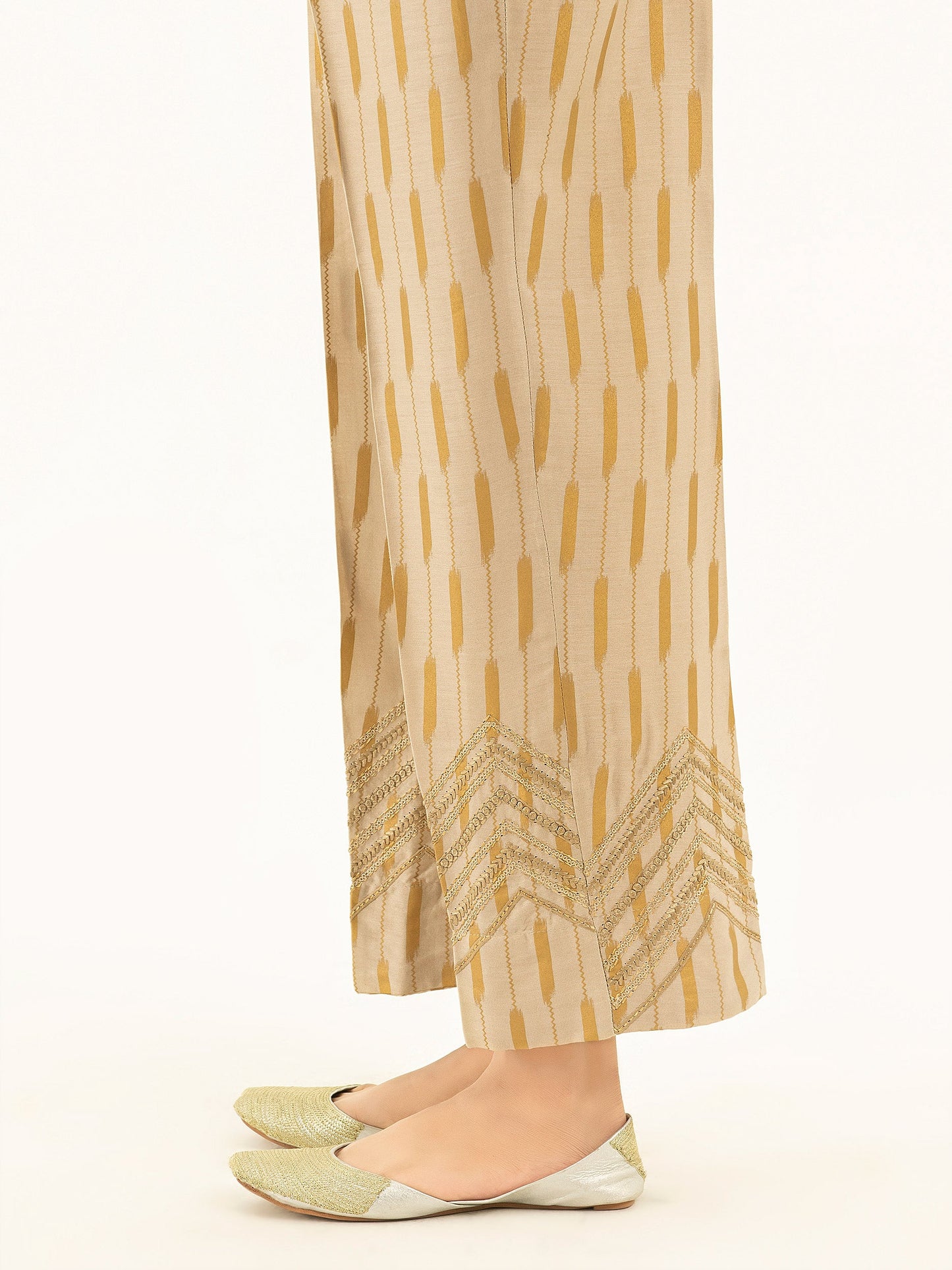 Embroidered Cambric Trousers