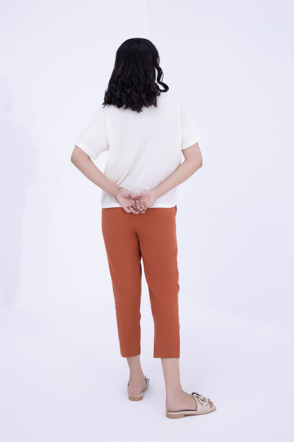 Pleated High Waist Pants