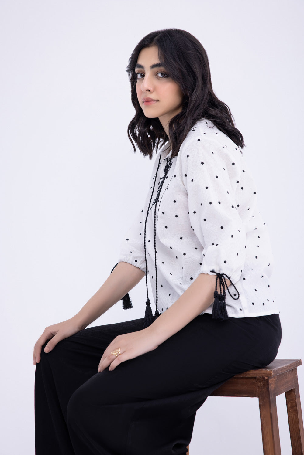 Embroidered Cotton Blouse