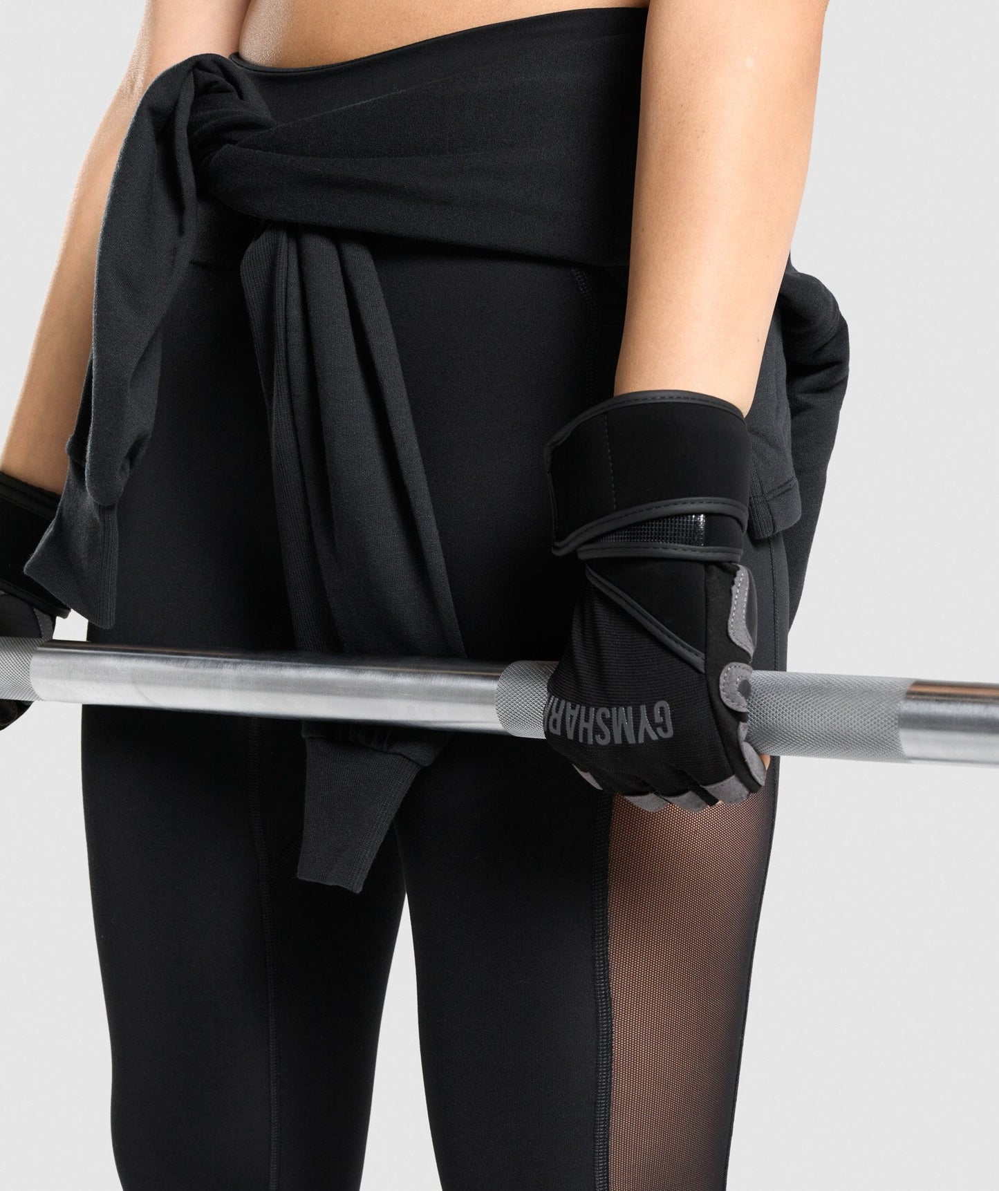 Gymshark Wrap Hifting Handschuhe - Schwarz