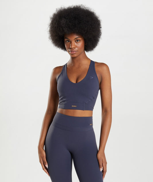 Gymshark Whitney Crop Tank - Indigo Navy