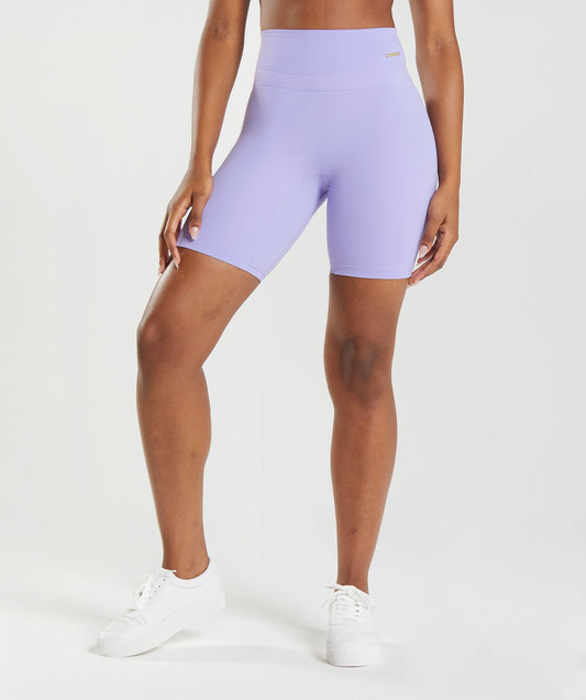 Gymshark Whitney Cycling Shorts - Wildflower Purple