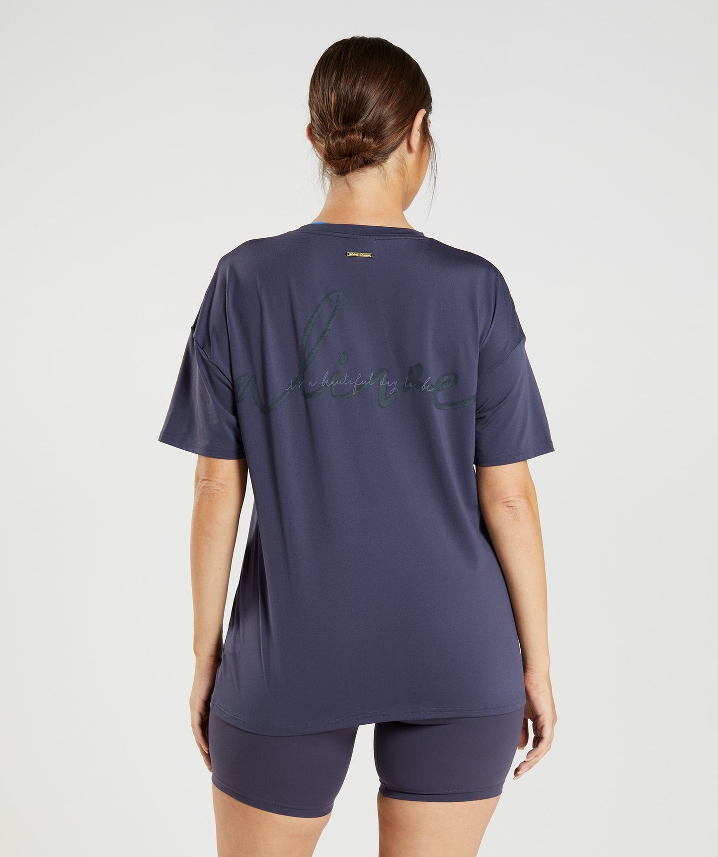 Gymshark Whitney Oversized T-Shirt - Indigo Navy