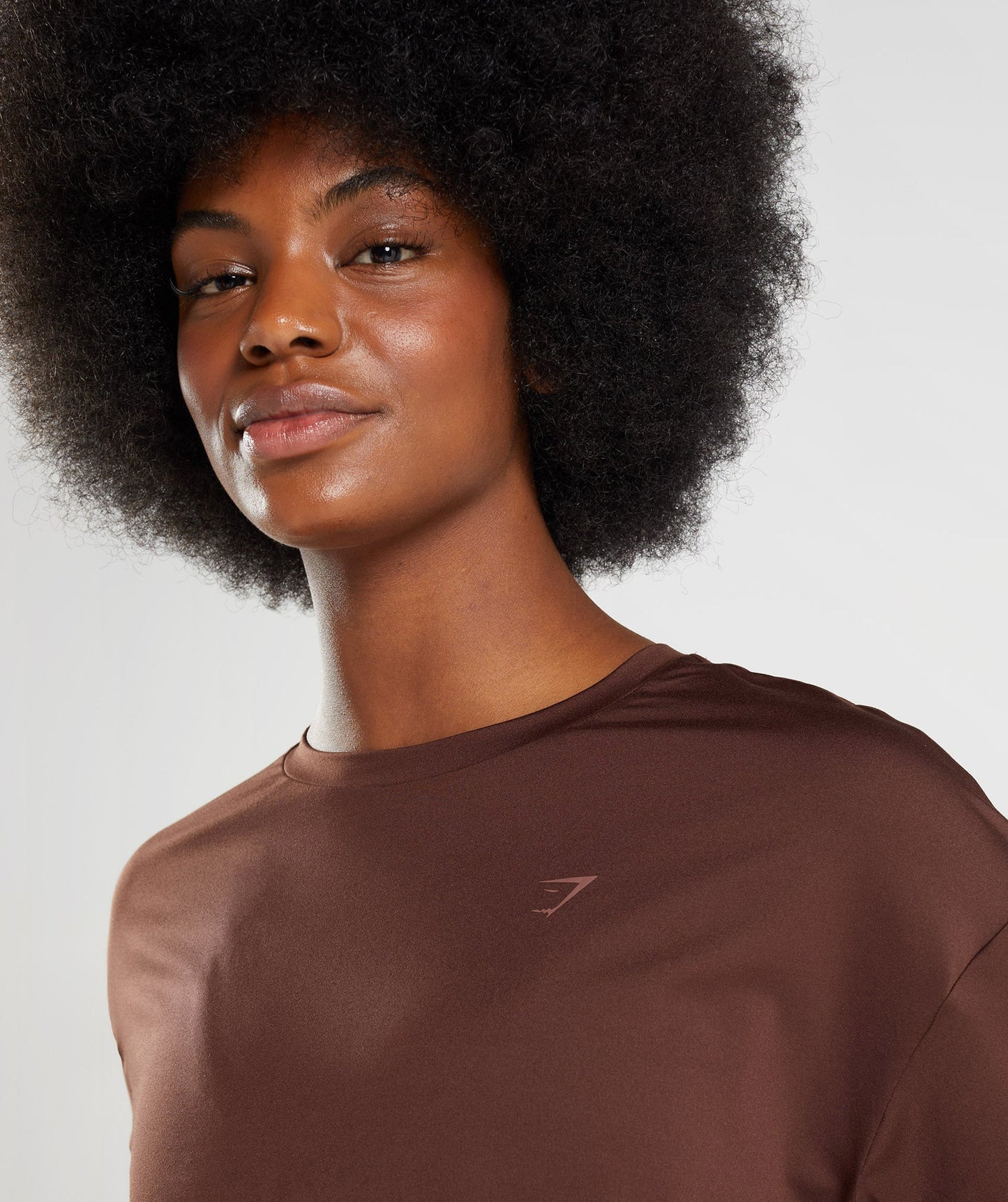 Gymshark Whitney Oversized T-Shirt - Rekindle Brown