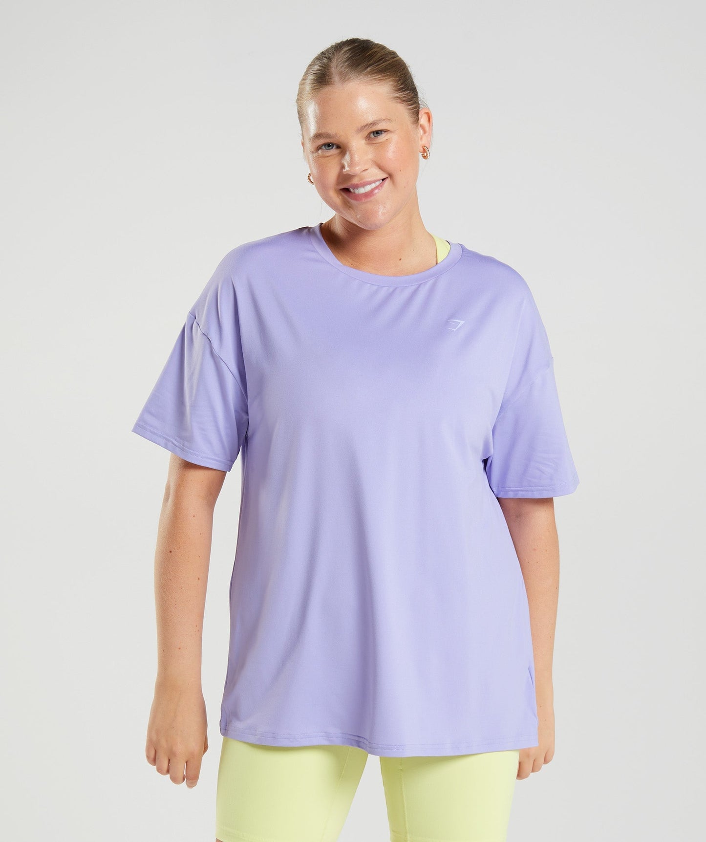 Gymshark Whitney Oversized T-Shirt - Wildflower Purple