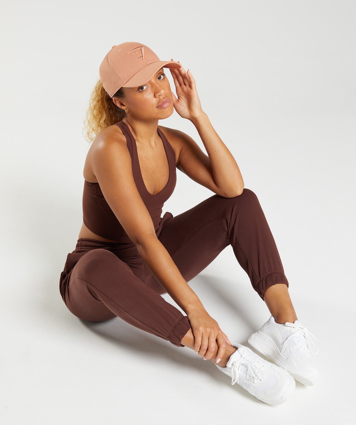 Gymshark Whitney Baseball Cap - Sunset Beige