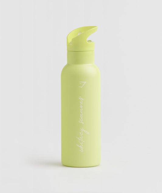 Gymshark Whitney Straw Bottle - Sea Kelp Green
