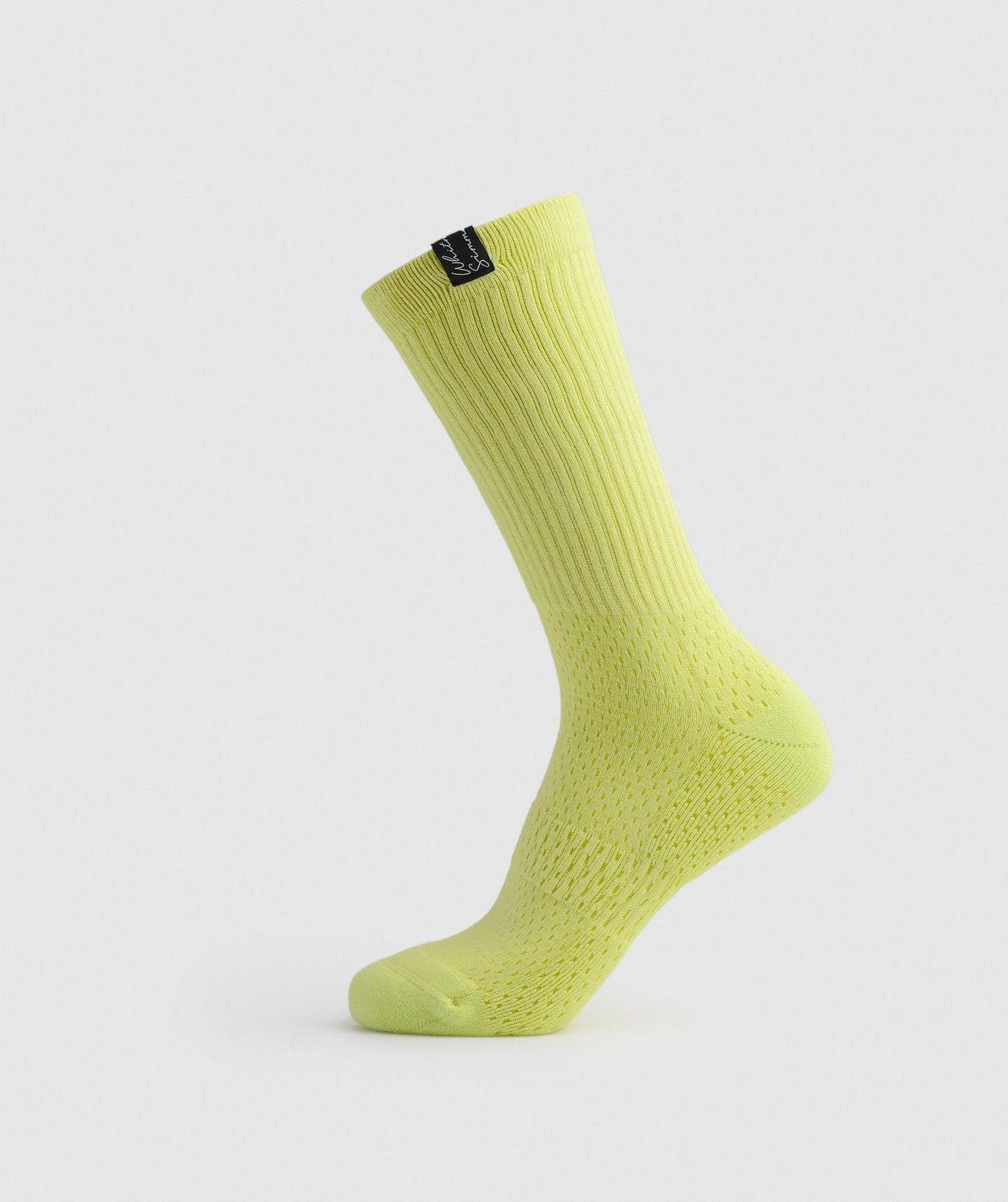 Gymshark Whitney Tab Crew Socks 1pk - Sea Kelp Green