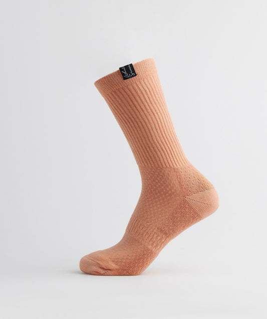 Gymshark Whitney Tab Crew Socks 1pk - Sunset Beige