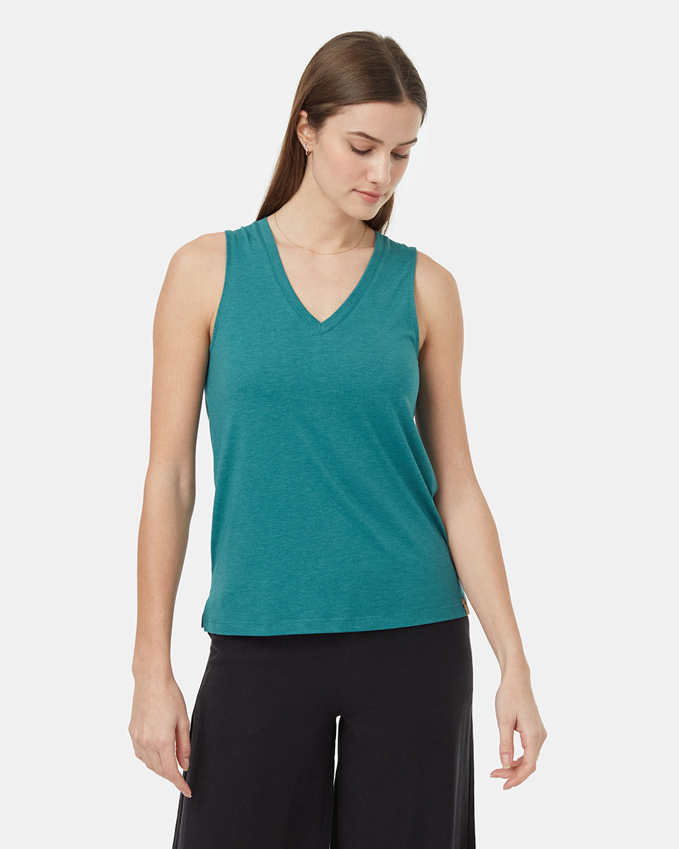TreeBlend V-Neck Tank