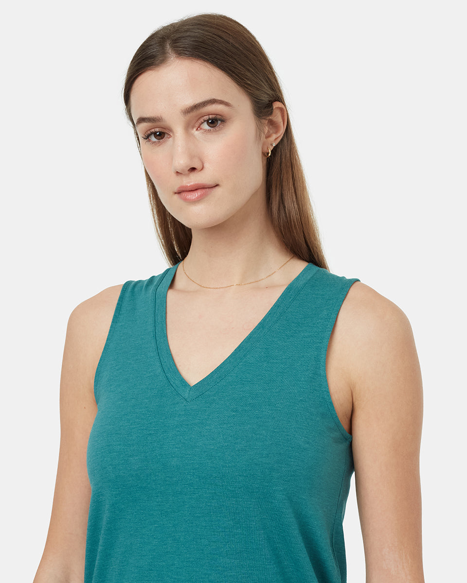 TreeBlend V-Neck Tank