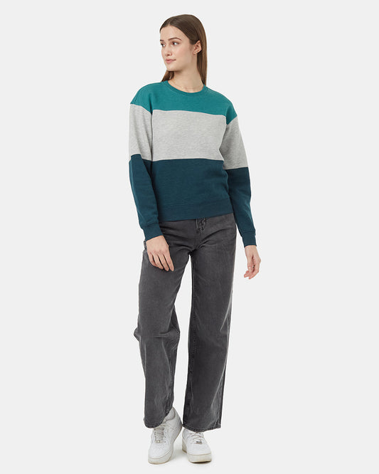 Treefleece Blocked Crew