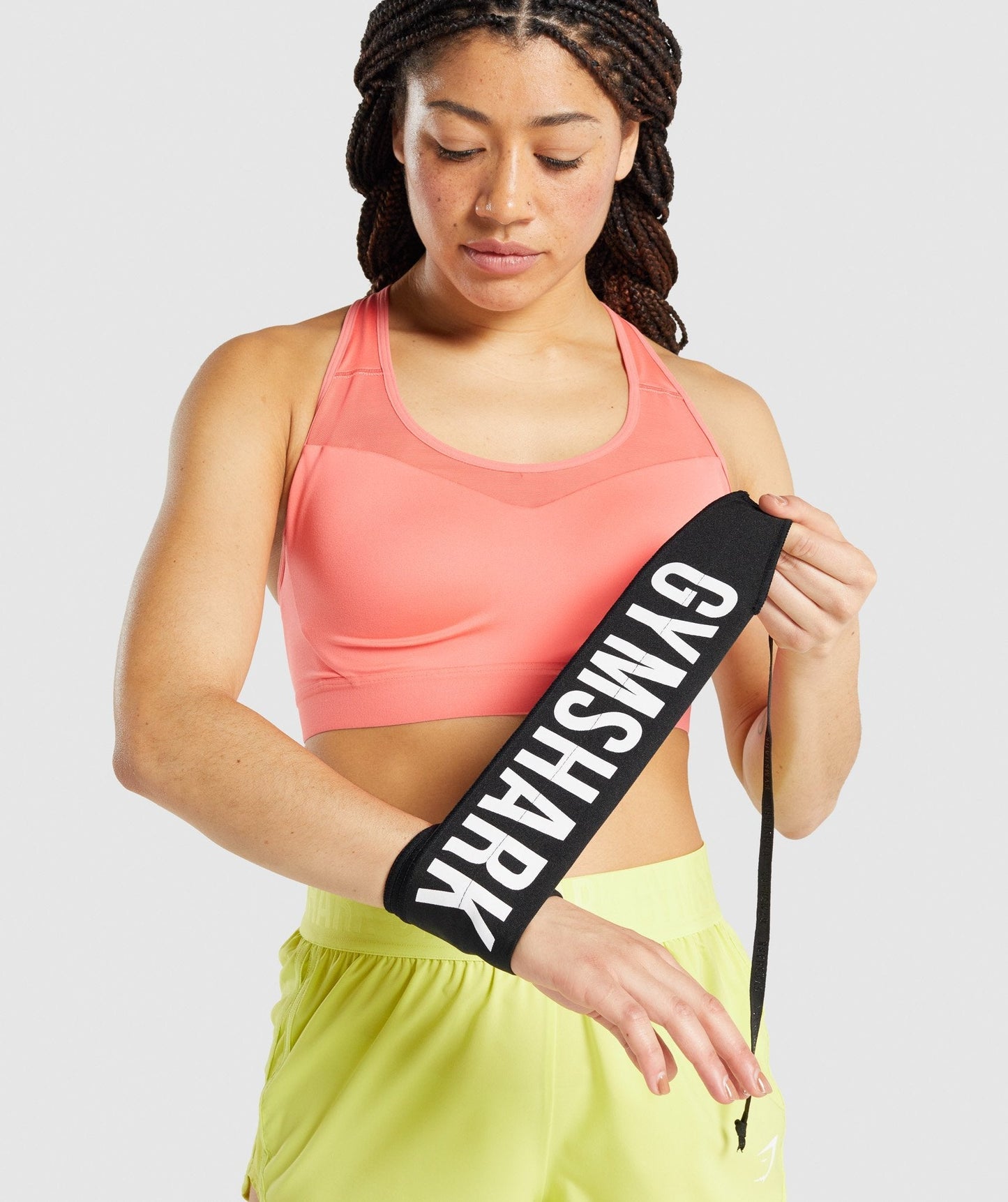 Gymshark Lifting Straps Self Tie - Black