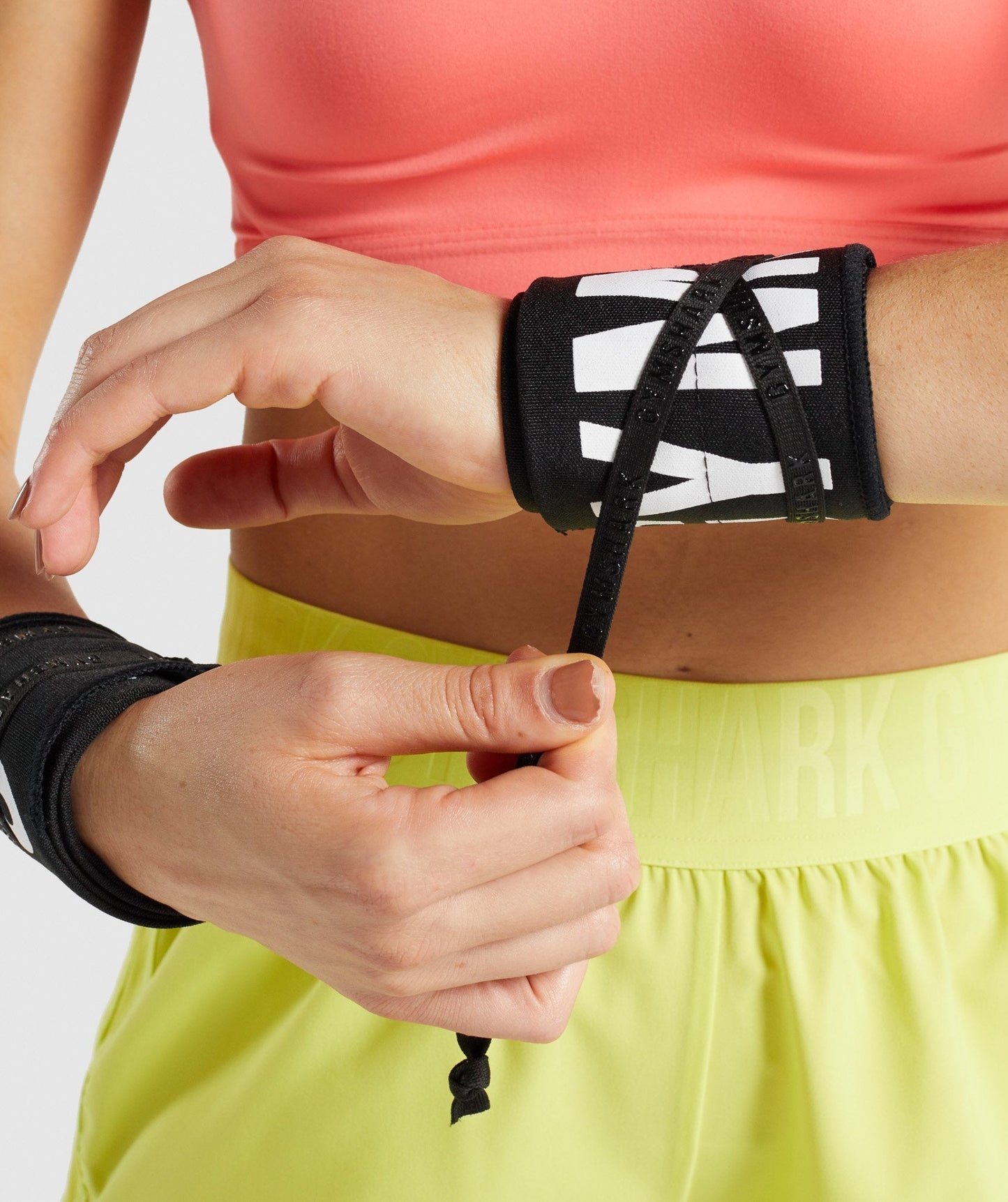 Gymshark Lifting Straps Self Tie - Black