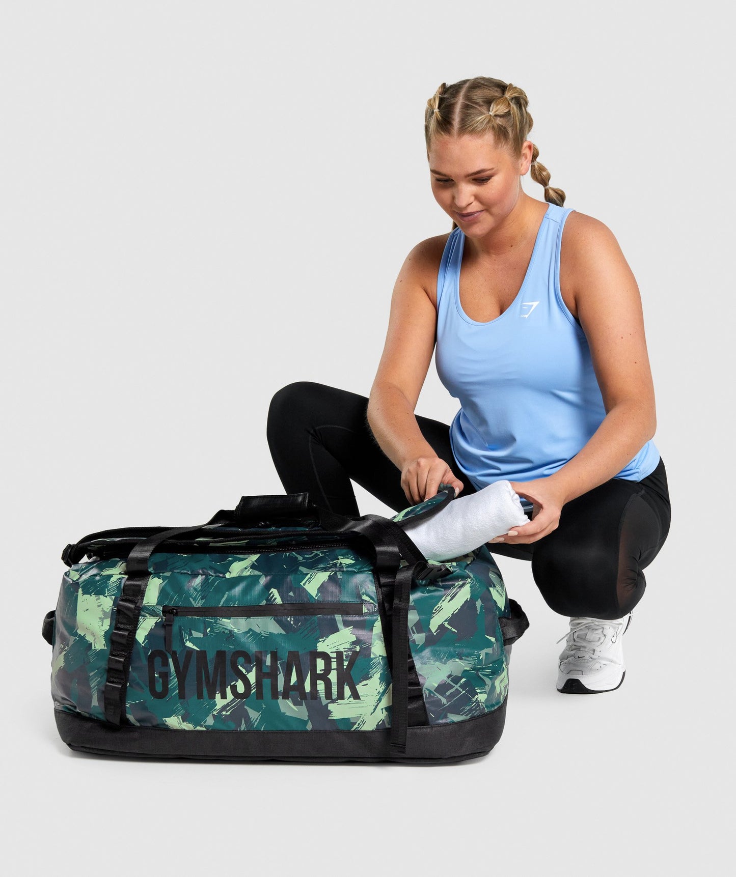 Gymshark X -Serie Duffle - Grün