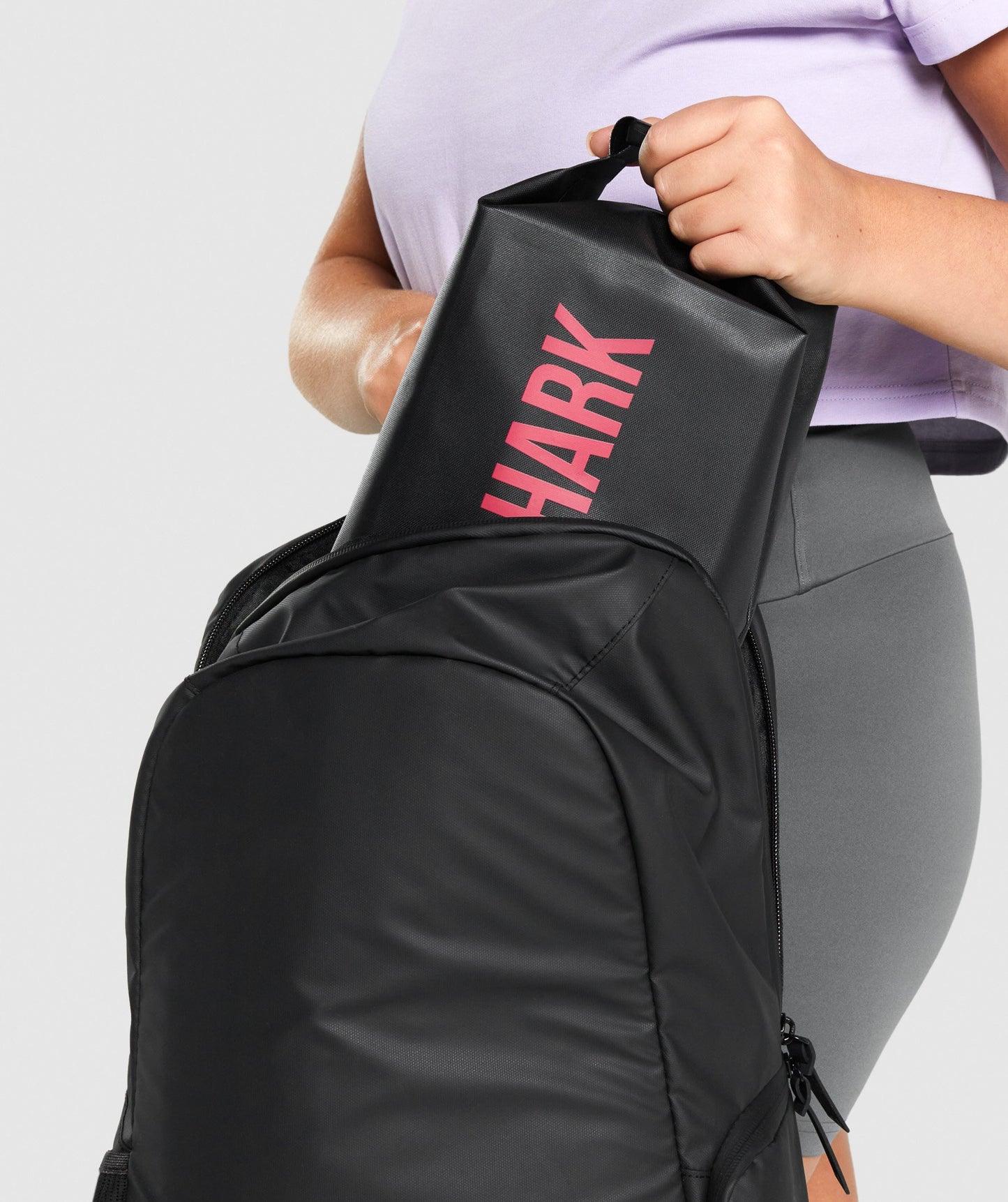 Gymshark X -Serie Toilettenbeutel - Schwarz/Pink
