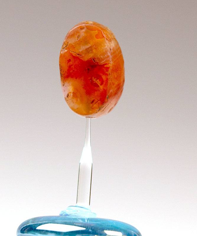 Eine große mesopotamische Karneolperle, ca. 1. Jahrtausend v. Chr.