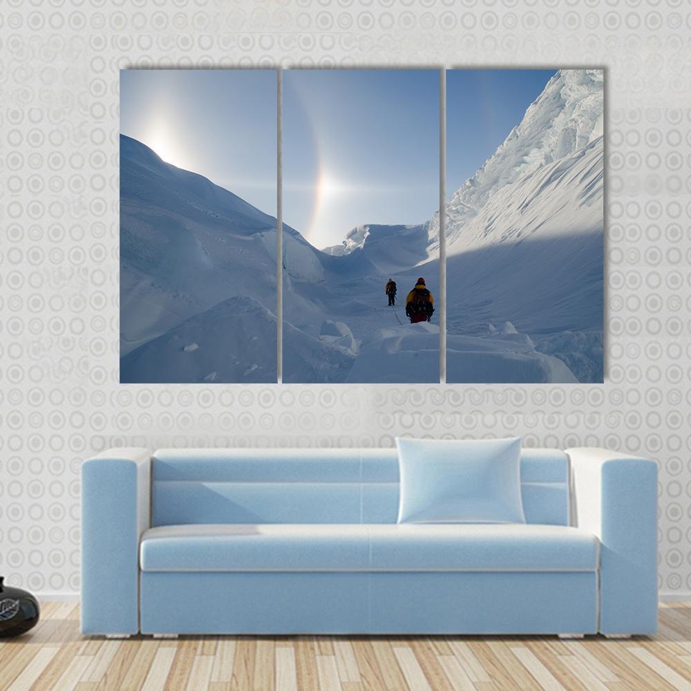 Adventures In Antarctica Canvas Wall Art-3 Horizontal-Gallery Wrap-37" x 24"-Tiaracle