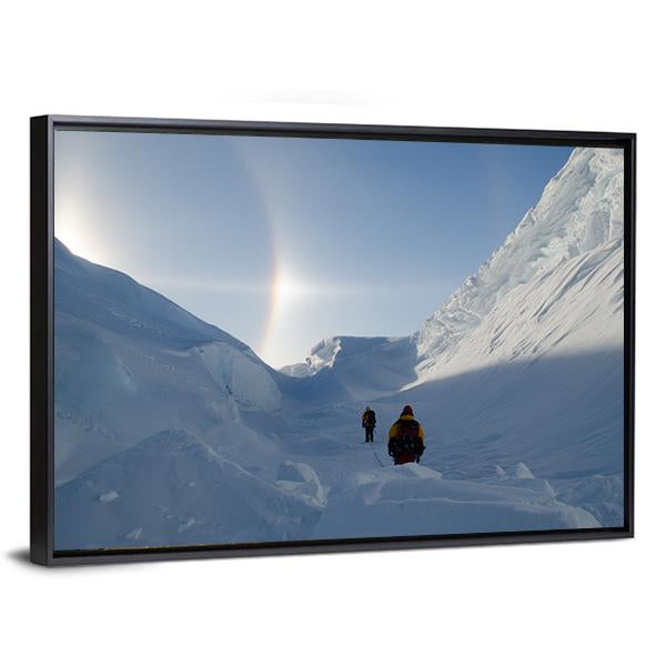 Adventures In Antarctica Canvas Wall Art-3 Horizontal-Gallery Wrap-25" x 16"-Tiaracle