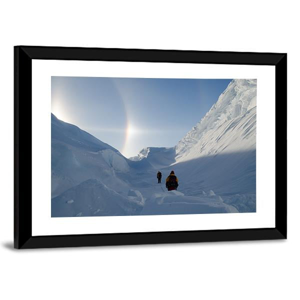 Adventures In Antarctica Canvas Wall Art-3 Horizontal-Gallery Wrap-25" x 16"-Tiaracle