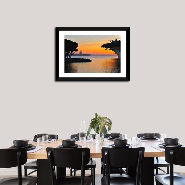 Aircraft Carrier Canvas Wall Art-3 Horizontal-Gallery Wrap-25" x 16"-Tiaracle