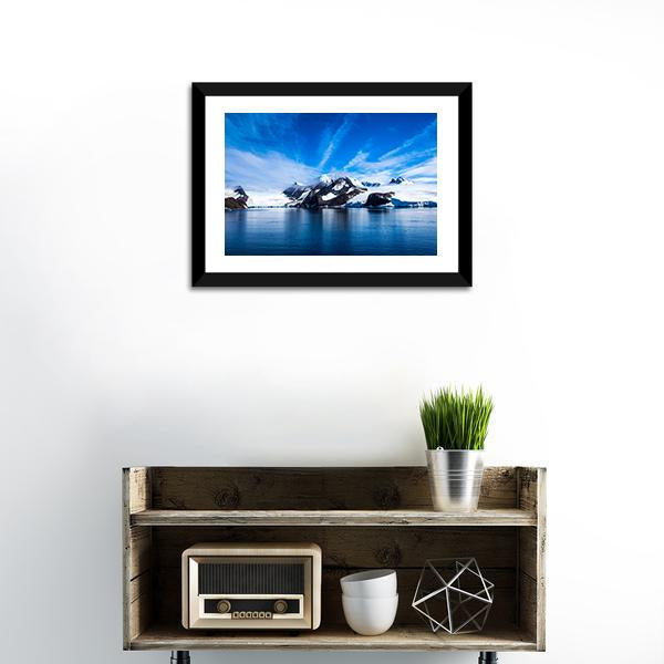 Antarctica Natural Beauty Canvas Wall Art-1 Piece-Framed Print-20" x 16"-Tiaracle