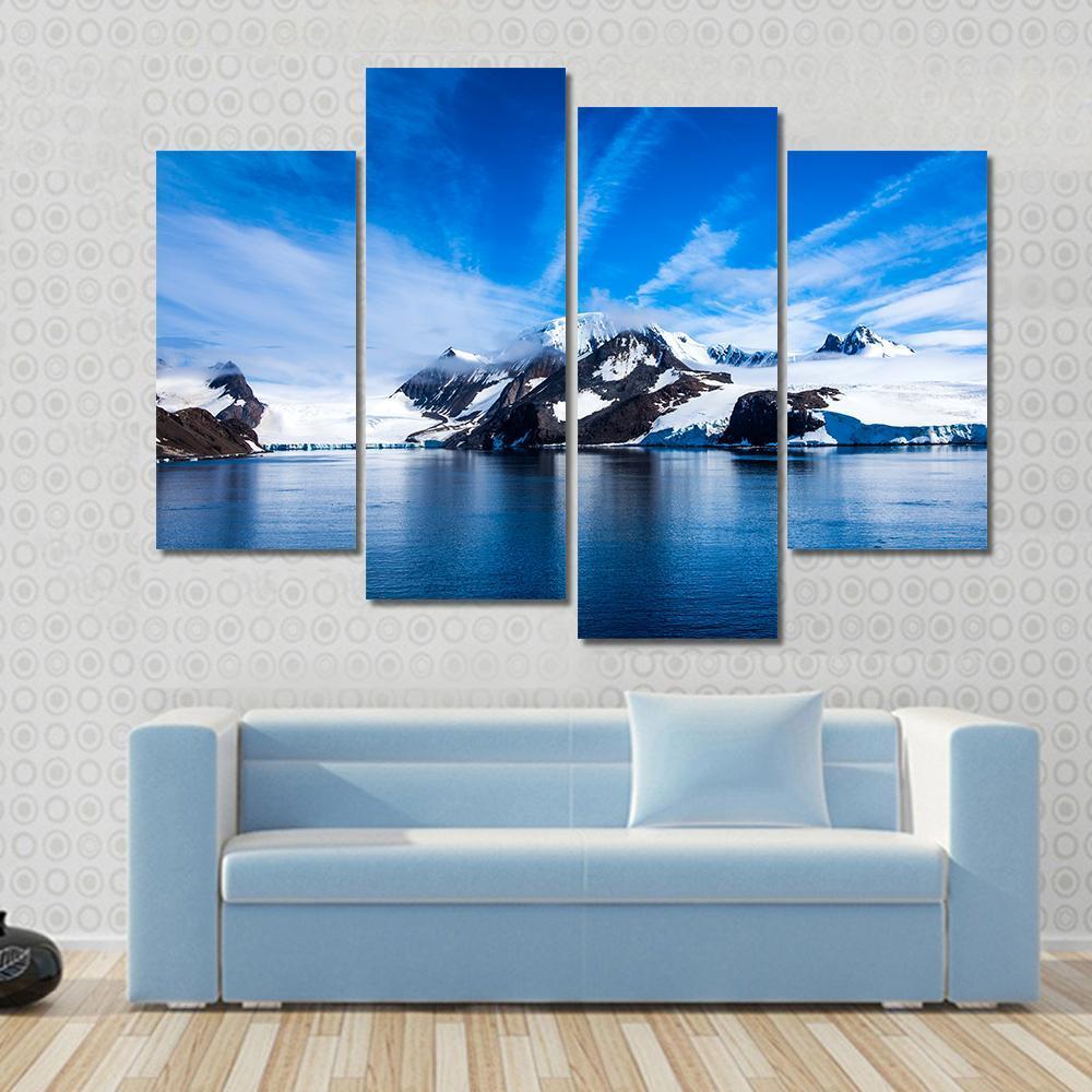 Antarctica Natural Beauty Canvas Wall Art-4 Pop-Gallery Wrap-50" x 32"-Tiaracle