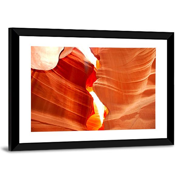 Antelop Canyon In Arizona Canvas Wall Art-3 Horizontal-Gallery Wrap-25" x 16"-Tiaracle