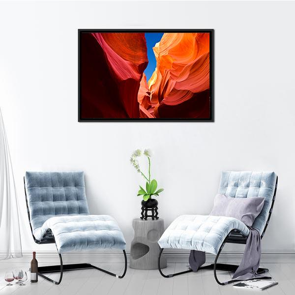 Antelope Canyon Arizona Canvas Wall Art-3 Horizontal-Gallery Wrap-25" x 16"-Tiaracle