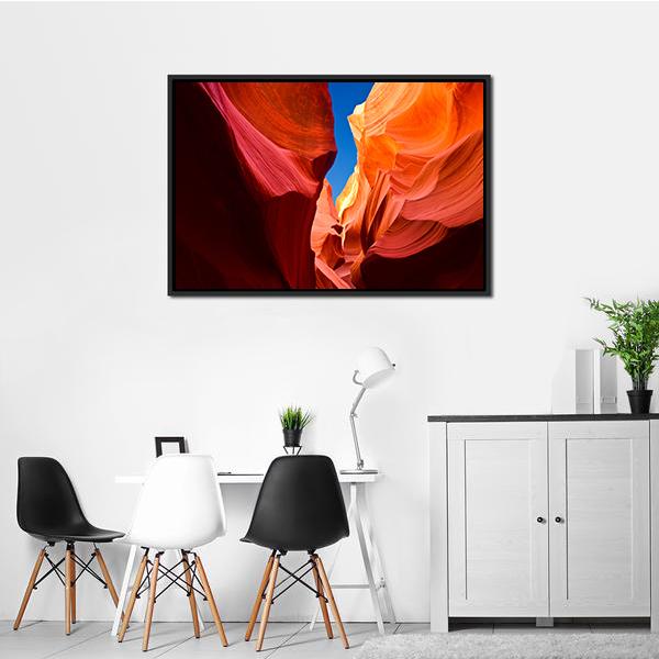 Antelope Canyon Arizona Canvas Wall Art-3 Horizontal-Gallery Wrap-25" x 16"-Tiaracle