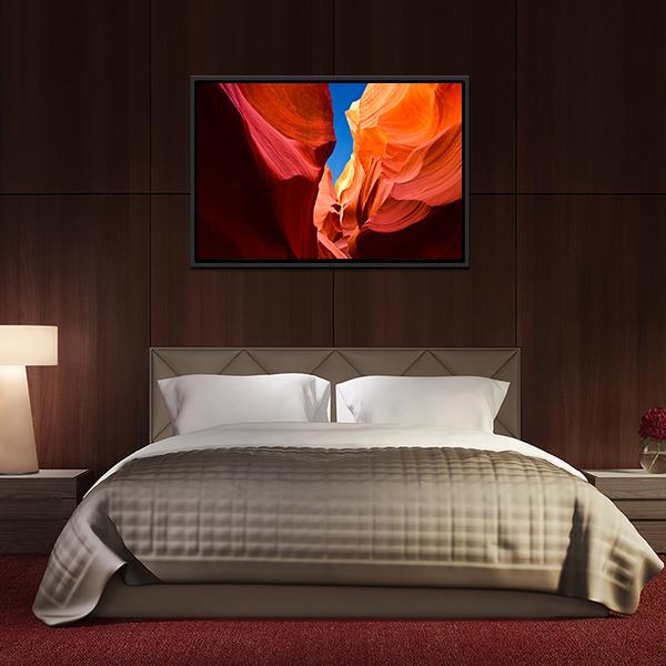 Antelope Canyon Arizona Canvas Wall Art-3 Horizontal-Gallery Wrap-25" x 16"-Tiaracle