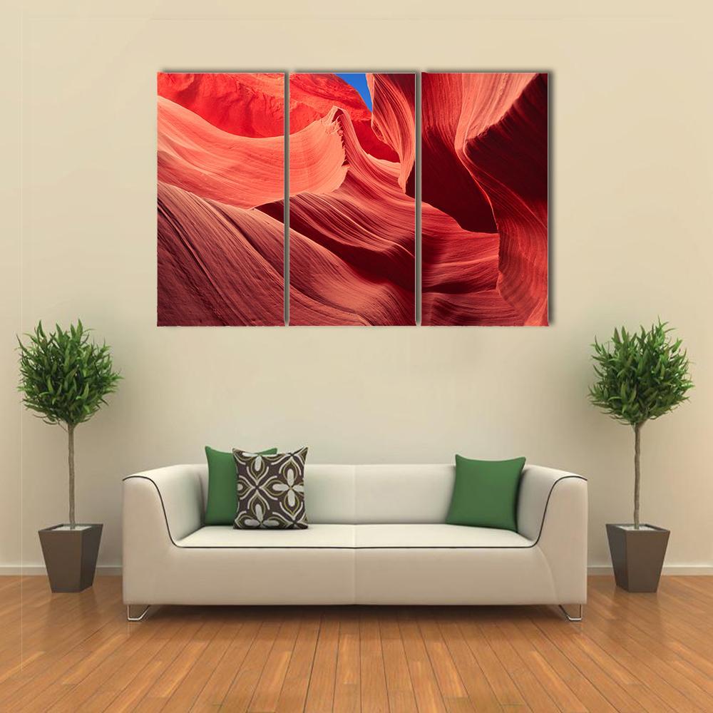 Antelope Canyon Grand Canyon Arizona Canvas Wall Art-3 Horizontal-Gallery Wrap-37" x 24"-Tiaracle