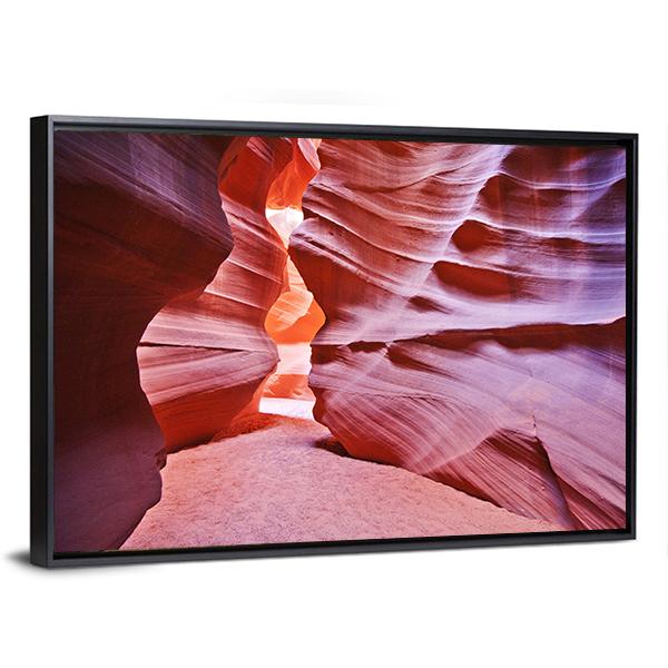 Antelope Canyon USA Canvas Wall Art-3 Horizontal-Gallery Wrap-25" x 16"-Tiaracle